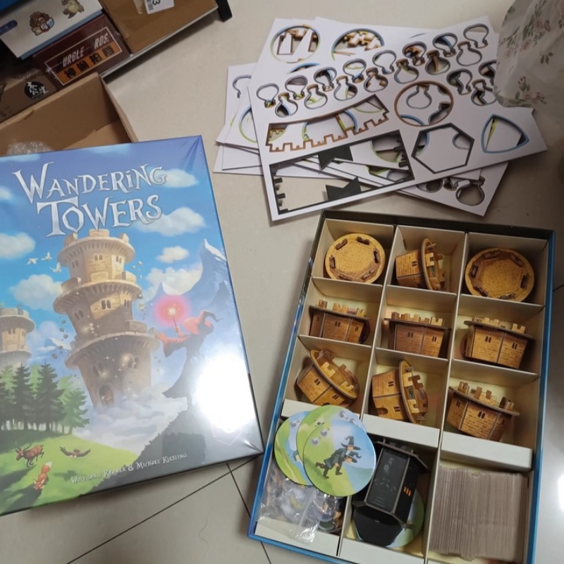 Party Games Console - Wandering Towers Strategy Board Game 1-6