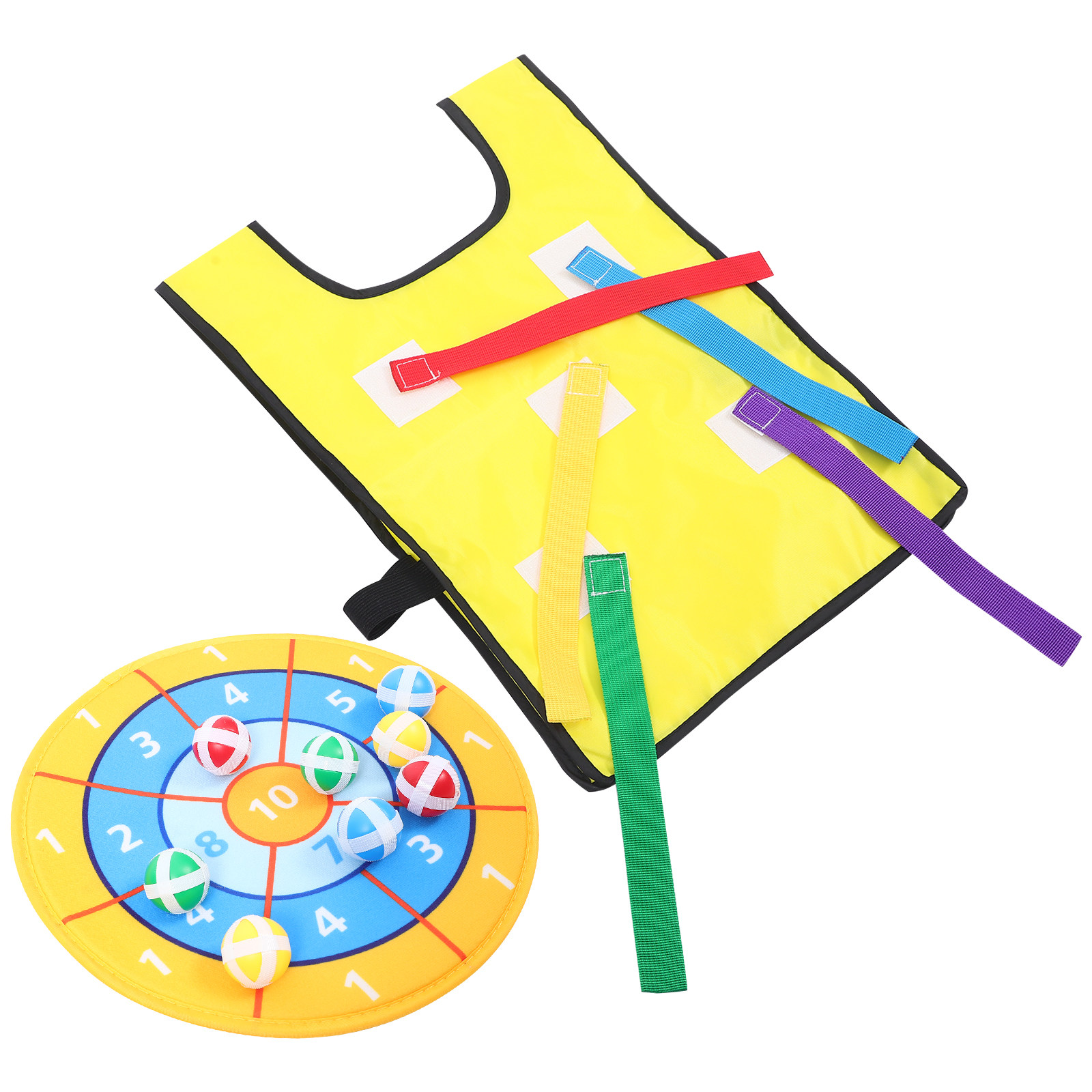 Party Games Kids Outdoor - 1Set Sticky Ball Vest Kit Soft