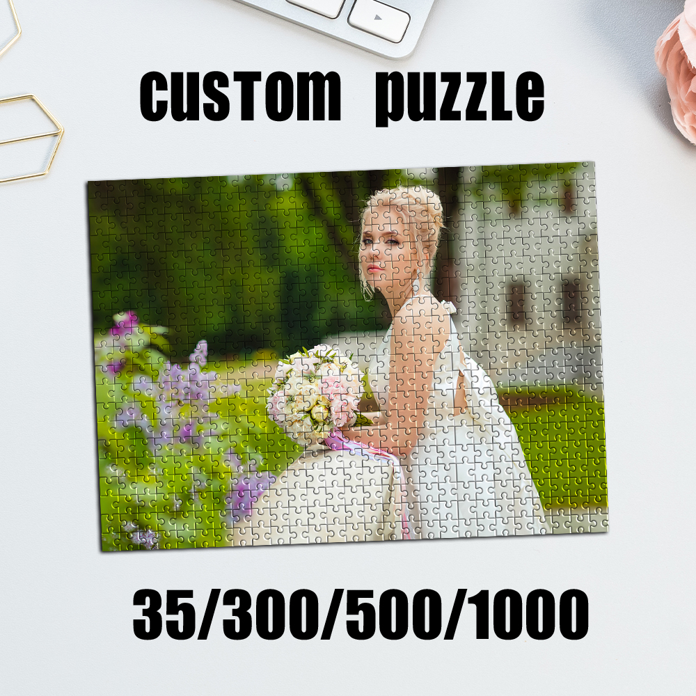 Party Games Easter For Family - 35/300/500/1000pcs Personalized Custom Photo Puzzle Customize
