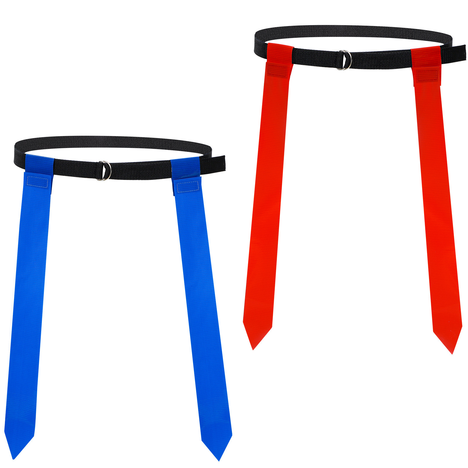 Capture Flag Set - 10Pcs Football Flag Set Adjustable Belts