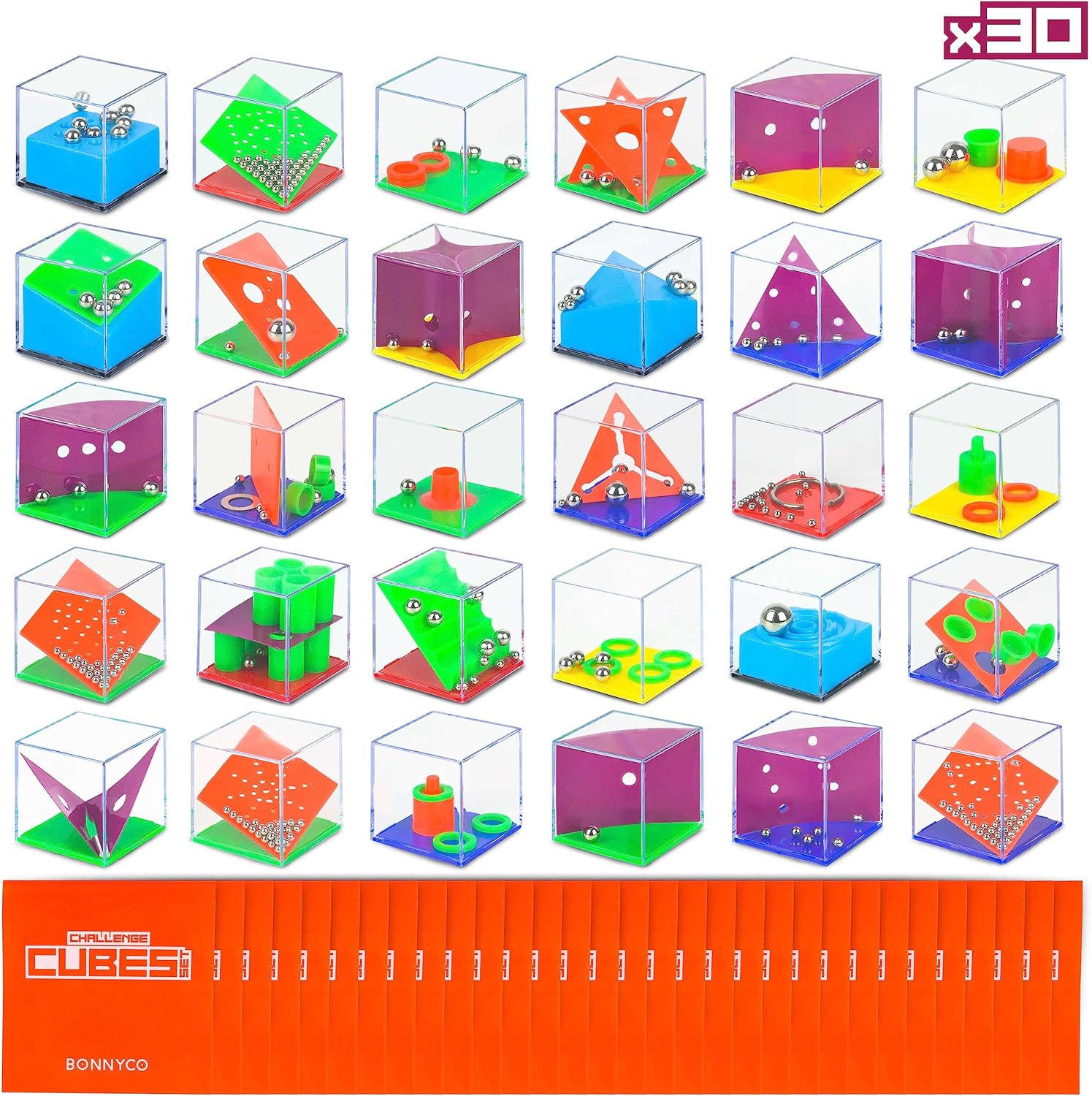 Party Games Kids - Brain Teaser Puzzles Cubes Pack of