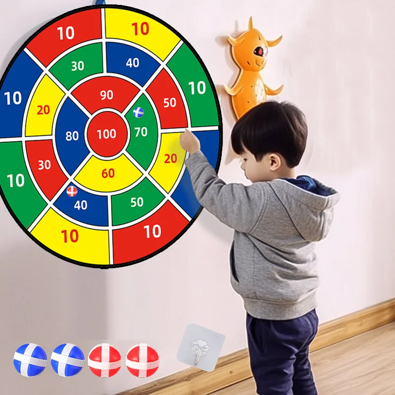 Party Games For 5 Year Olds Indoors - 12 Ball Children Sticky Ball Dart