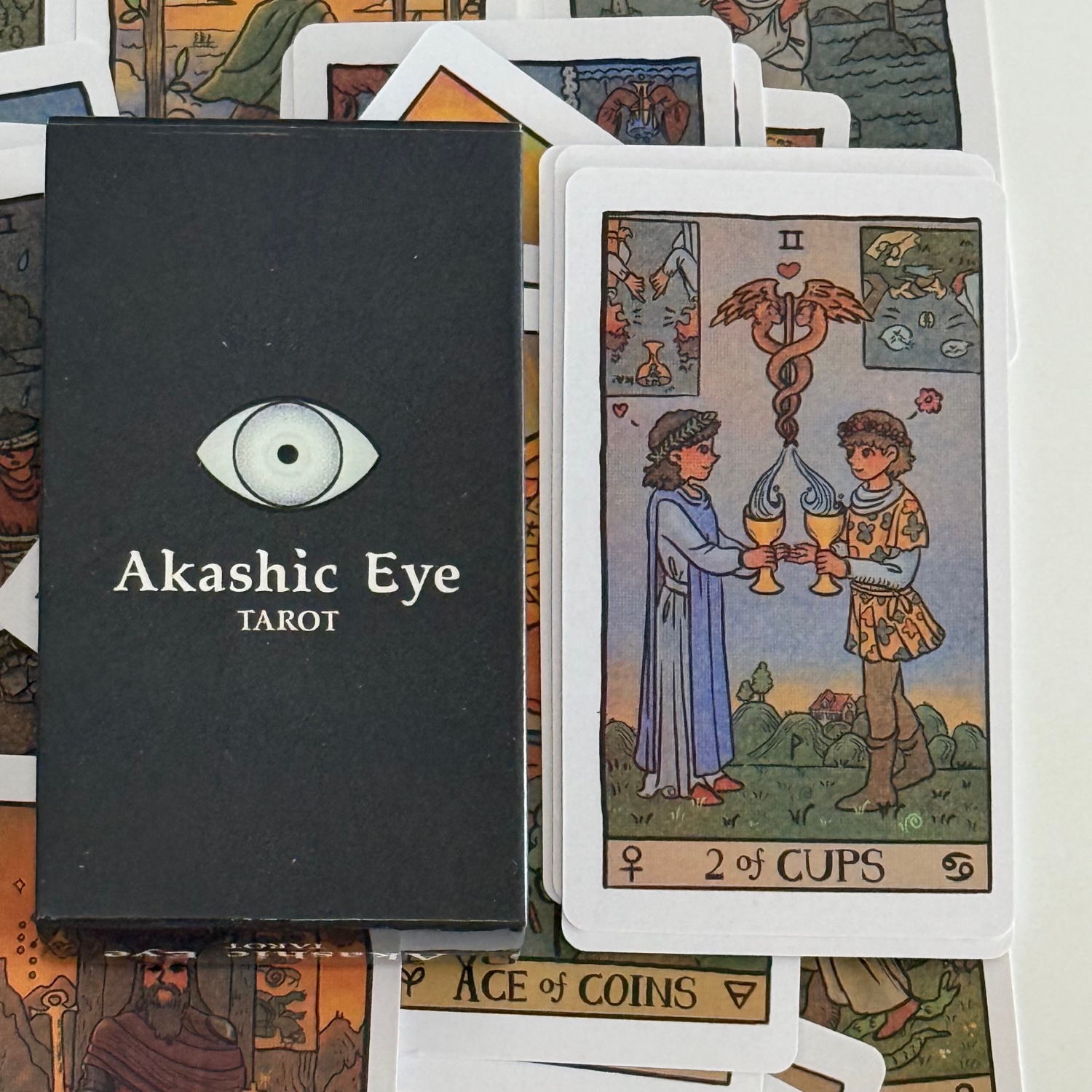 Party Games Console - Akashic Eye Tarot Cards Deck 78Pcs