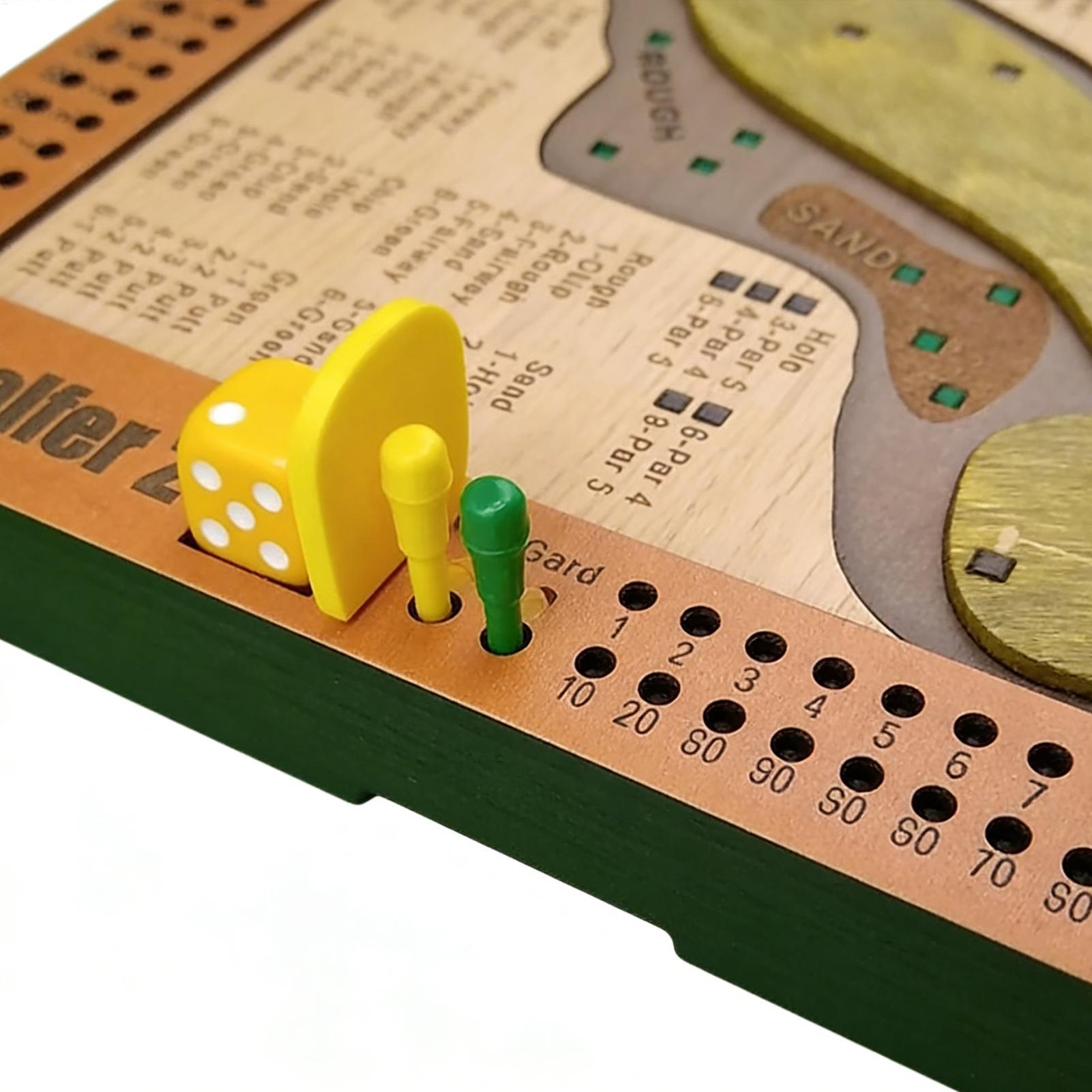 Golf Dice Game Wooden Challeng - Party Games Console recension och pris
