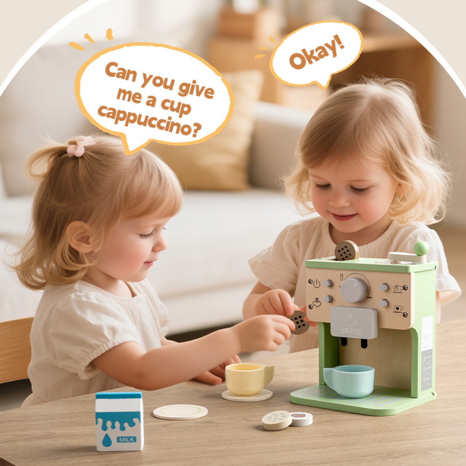 Play House Wooden Toy Mini Sim - Party Games Easter For Family recension och pris
