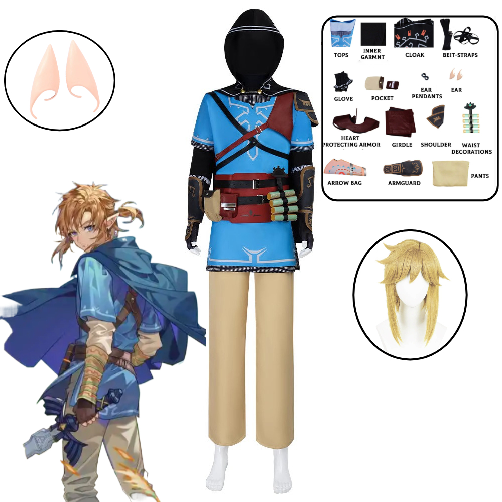 Link Cosplay Costume Game Tear - Party Games Kids recension och pris