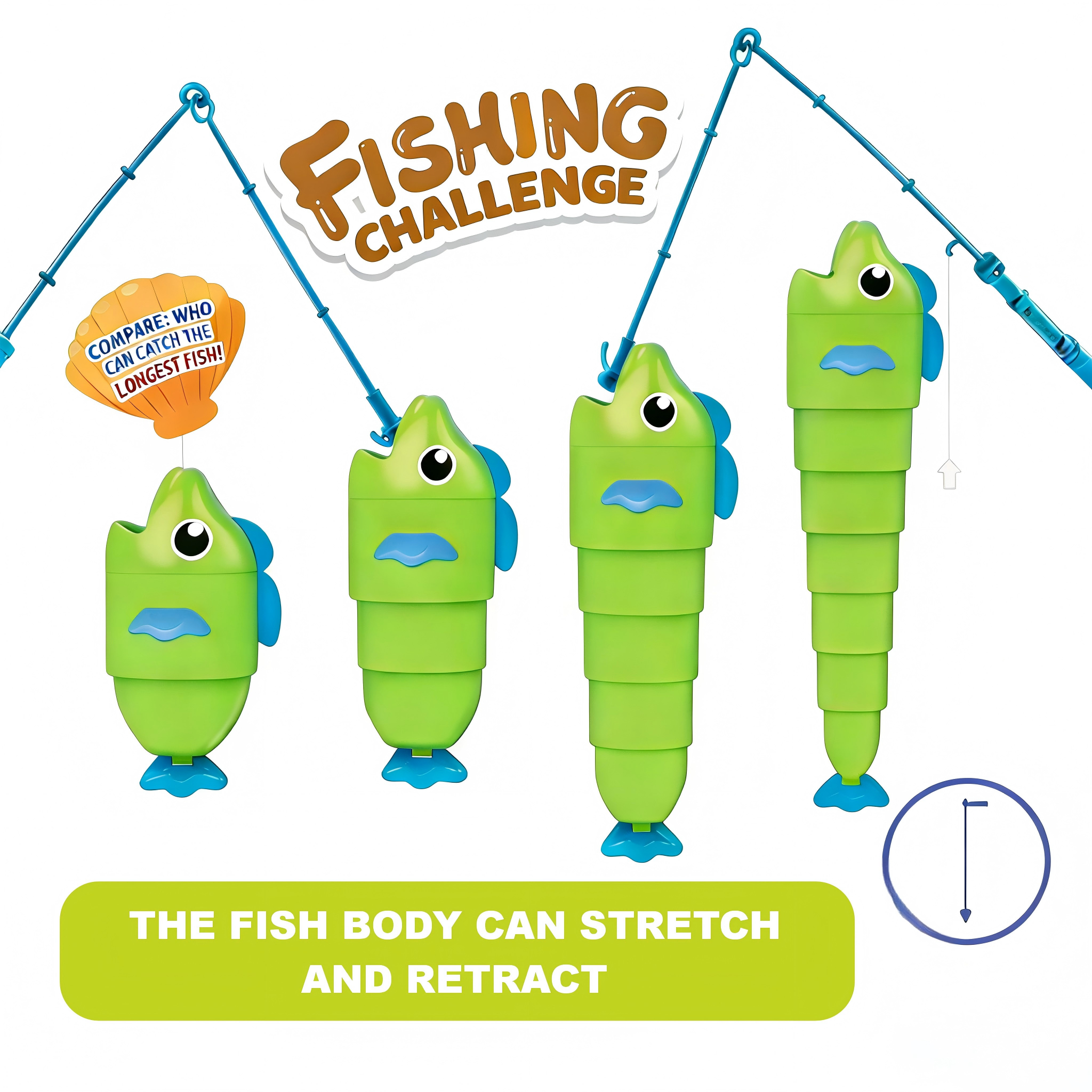 Fishing Master Blind Fishing L - Party Games Easter For Family recension och pris