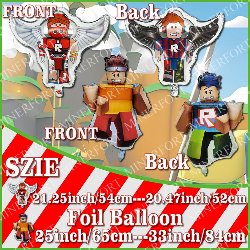 ROBLOXED Themed Foil Aluminum  - Party Games Easter For Family recension och pris