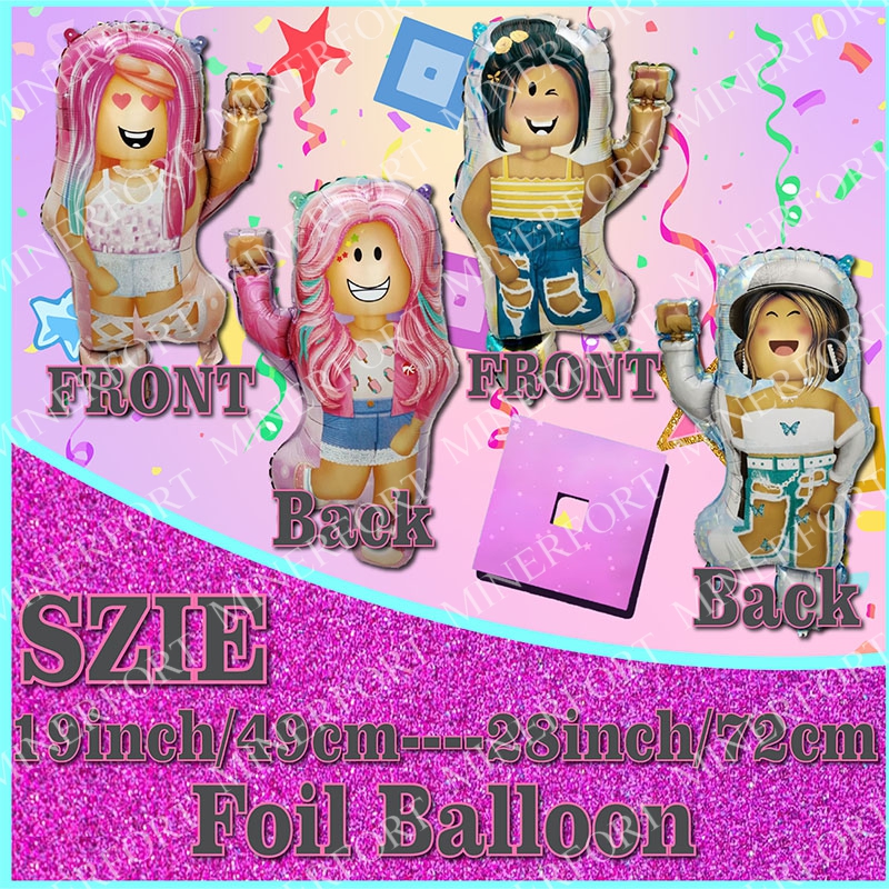 ROBLOXED Themed Foil Aluminum  - Party Games Easter For Family recension och pris
