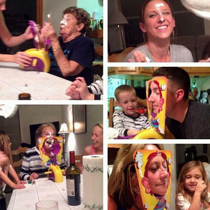 Pie Cream Face Game Family Par - Party Games Quiz recension och pris