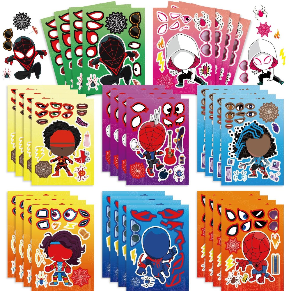 8/24pcs Spider Man  Puzzle Sti - Party Games Quiz recension och pris