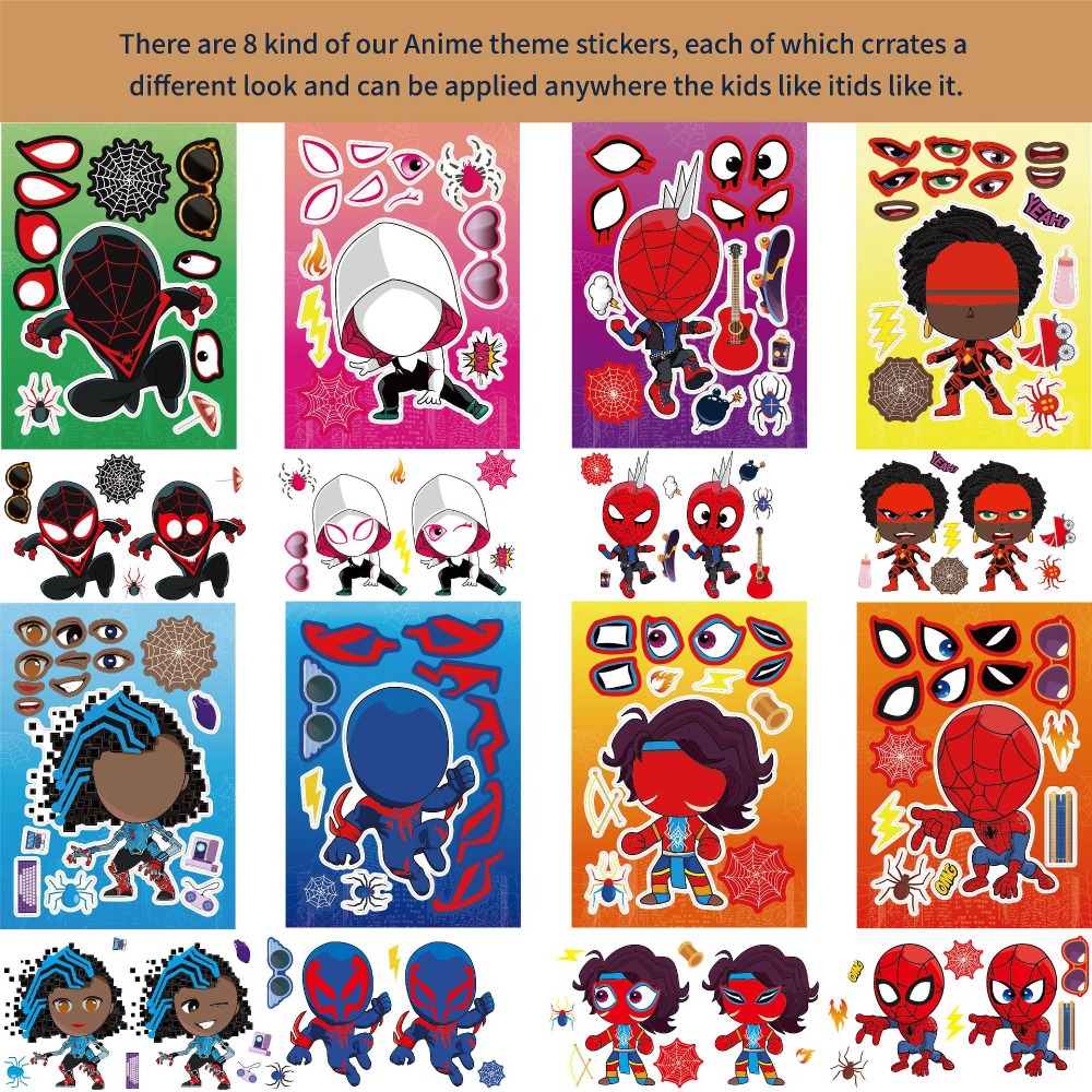 8/24pcs Spider Man  Puzzle Sti - Party Games Quiz recension och pris