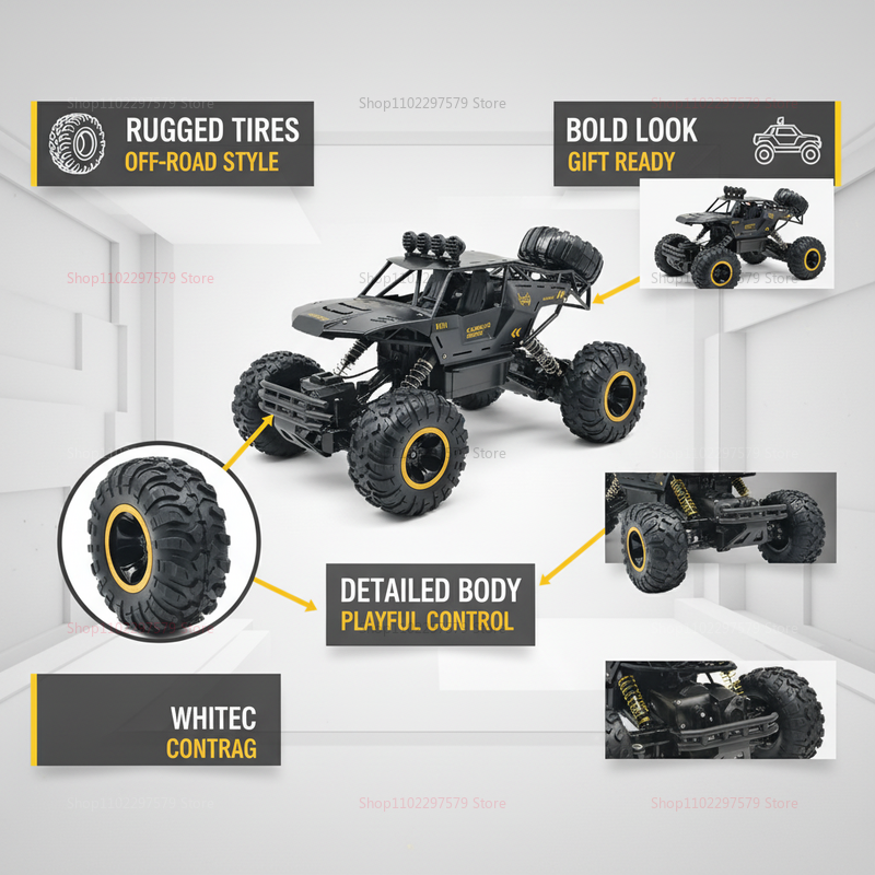 1:12 Scale All Terrain RC Cars - Party Games For 5 Year Olds Indoors recension och pris