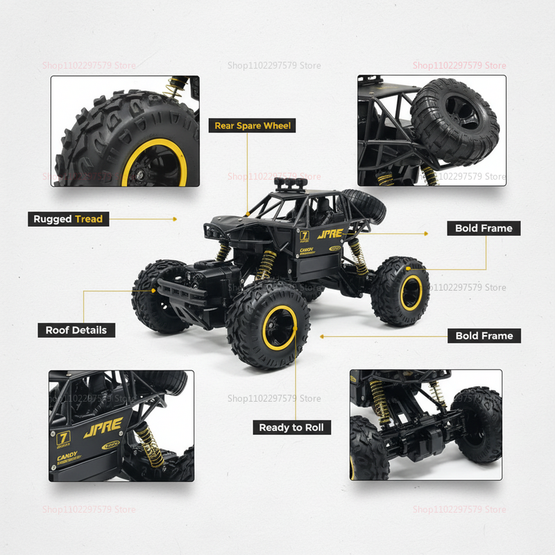 1:12 Scale All Terrain RC Cars - Party Games For 5 Year Olds Indoors recension och pris