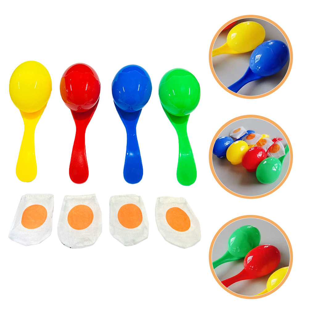 4Sets Vibrant Balance Spoon Eg - Party Games Kids Outdoor recension och pris