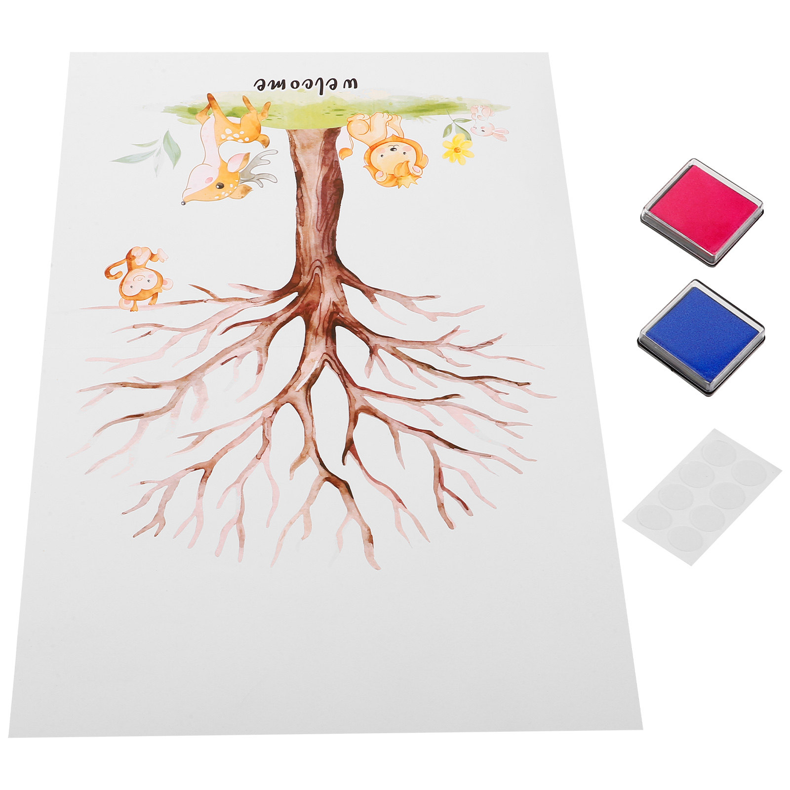 1Set Fingerprint Tree Guest Bo - Book Party Games recension och pris