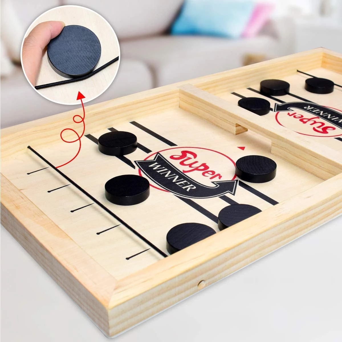 Table Hockey Paced Sling Puck  - Party Games App recension och pris