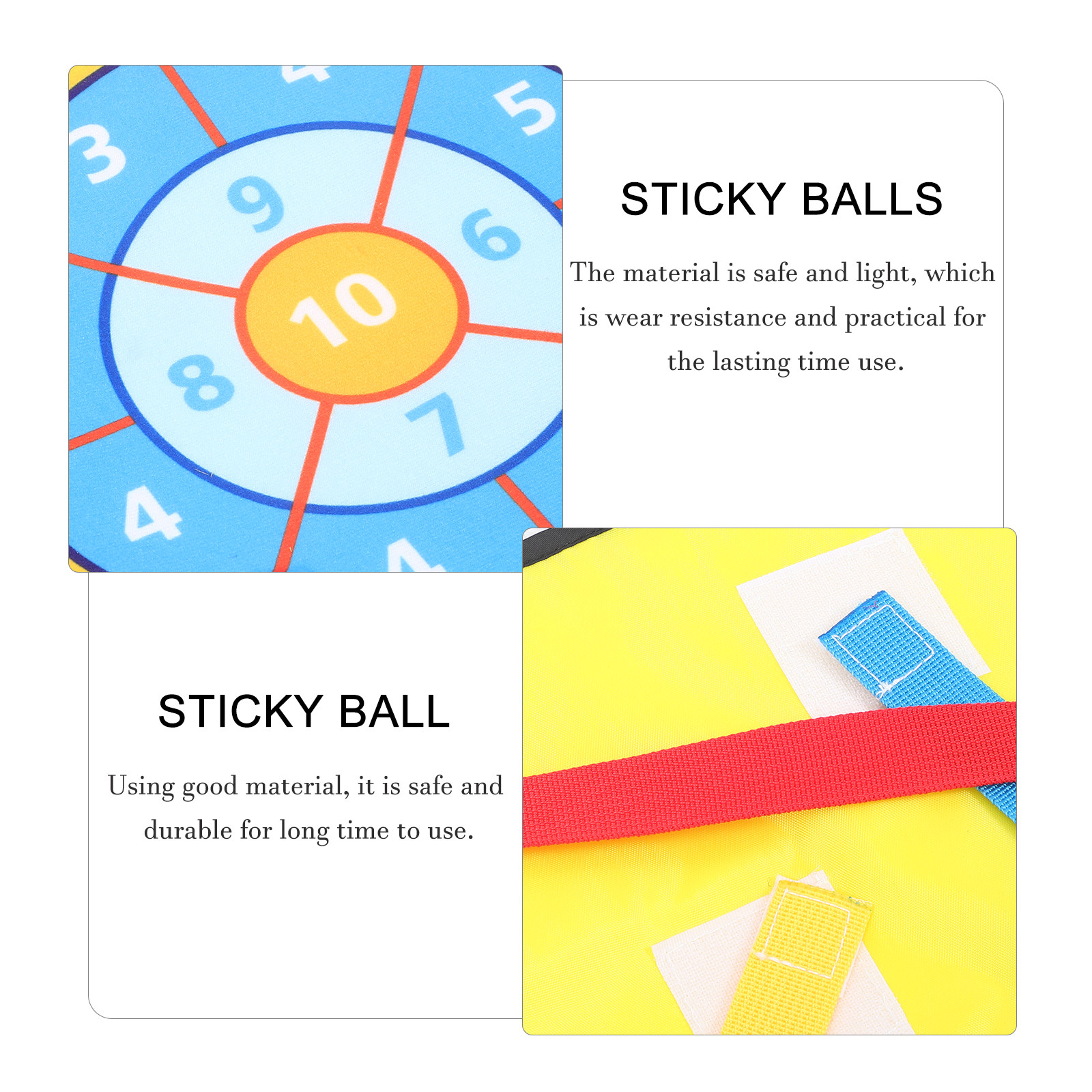 1Set Sticky Ball Vest Kit Soft - Party Games Kids Outdoor recension och pris