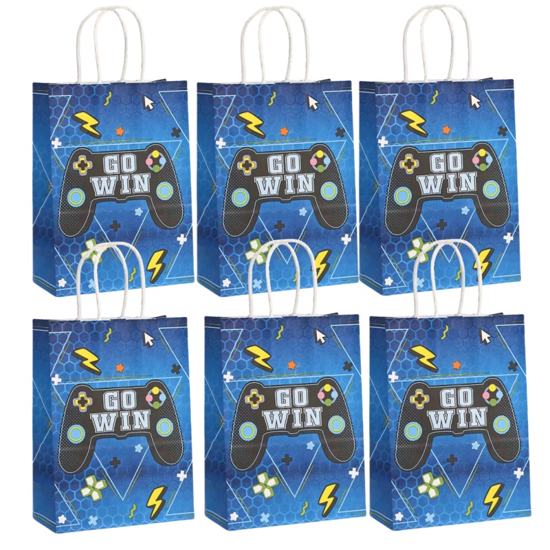 6/24Pcs Video Game on Theme Pa - Party Games Easter recension och pris