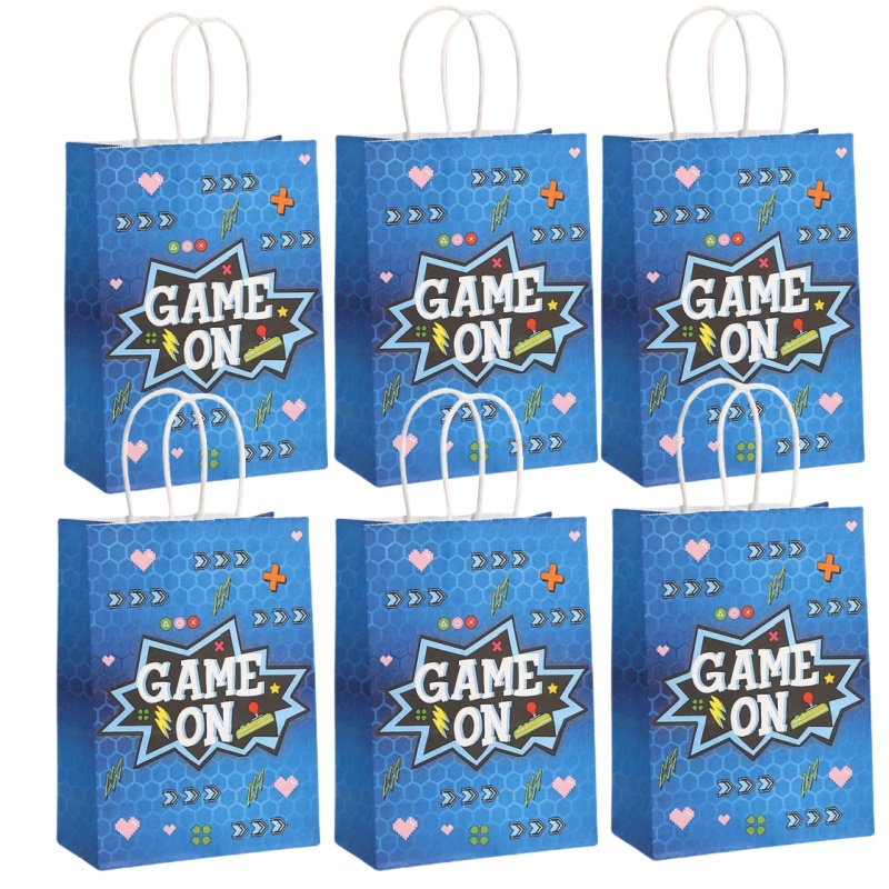 6/24Pcs Video Game on Theme Pa - Party Games Easter recension och pris