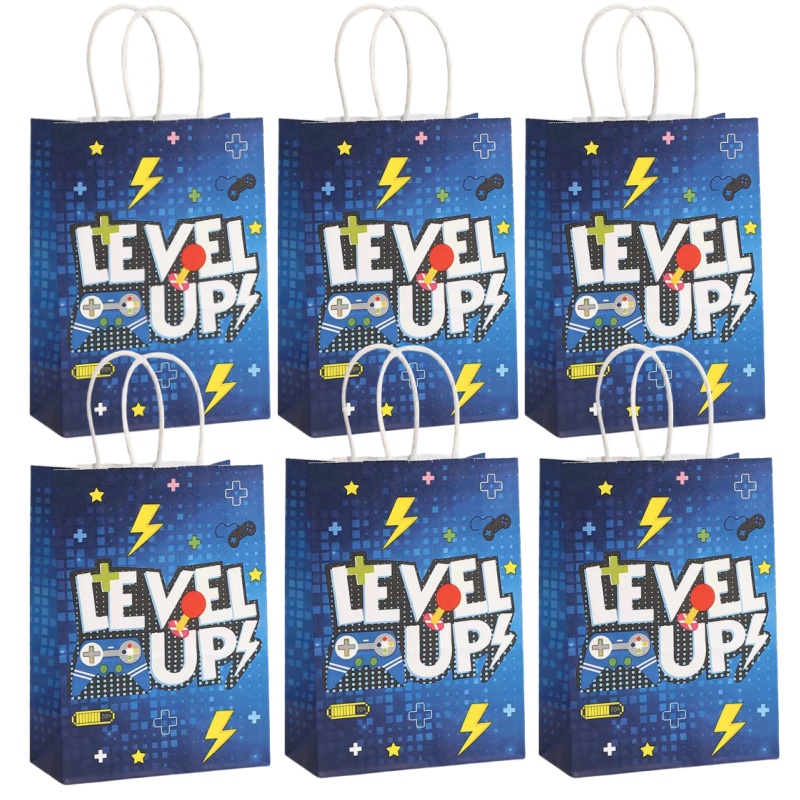 6/24Pcs Video Game on Theme Pa - Party Games Easter recension och pris