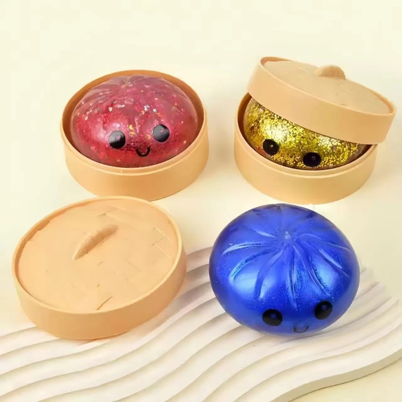 1Pc Kawaii Steamed Bun Stress  - Party Games In Steam recension och pris