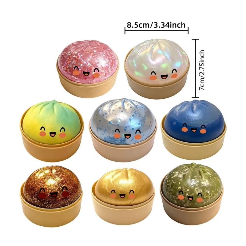 1Pc Kawaii Steamed Bun Stress  - Party Games In Steam recension och pris