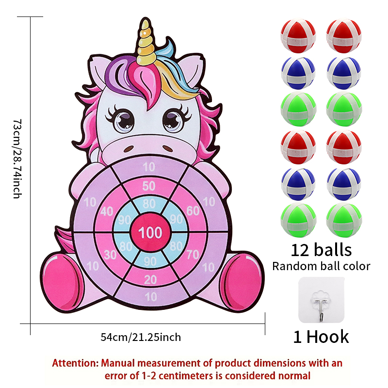 New Large Sticky Ball Dart Boa - Party Games For 5 Year Olds Indoors recension och pris