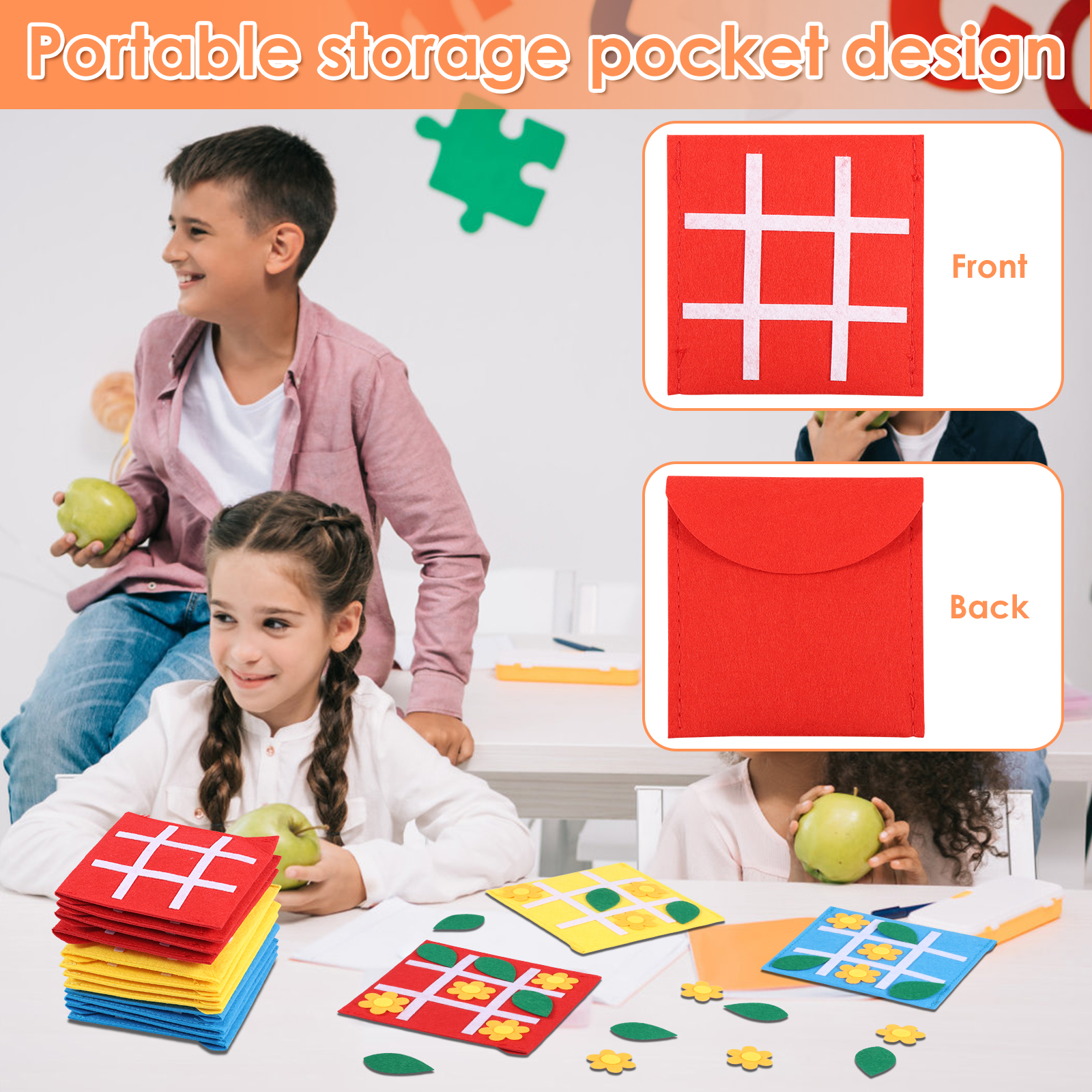 30/20Pcs Felt Board Game Felt  - Party Games Quiz recension och pris