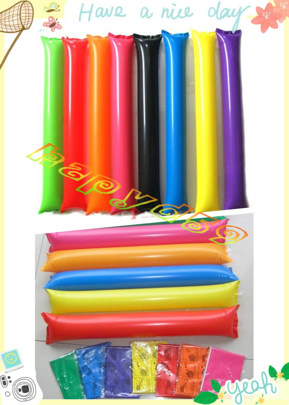 100pcs 60cm clapper ballon bea - Party Games Easter recension och pris