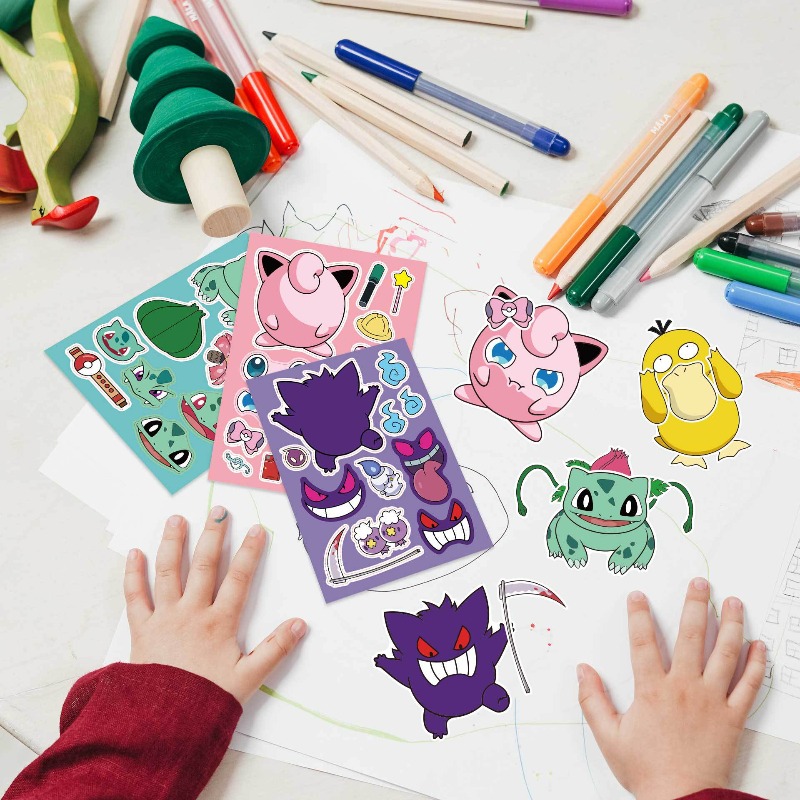 new 8/24Sheets Pokemon Puzzle  - Party Games Quiz recension och pris