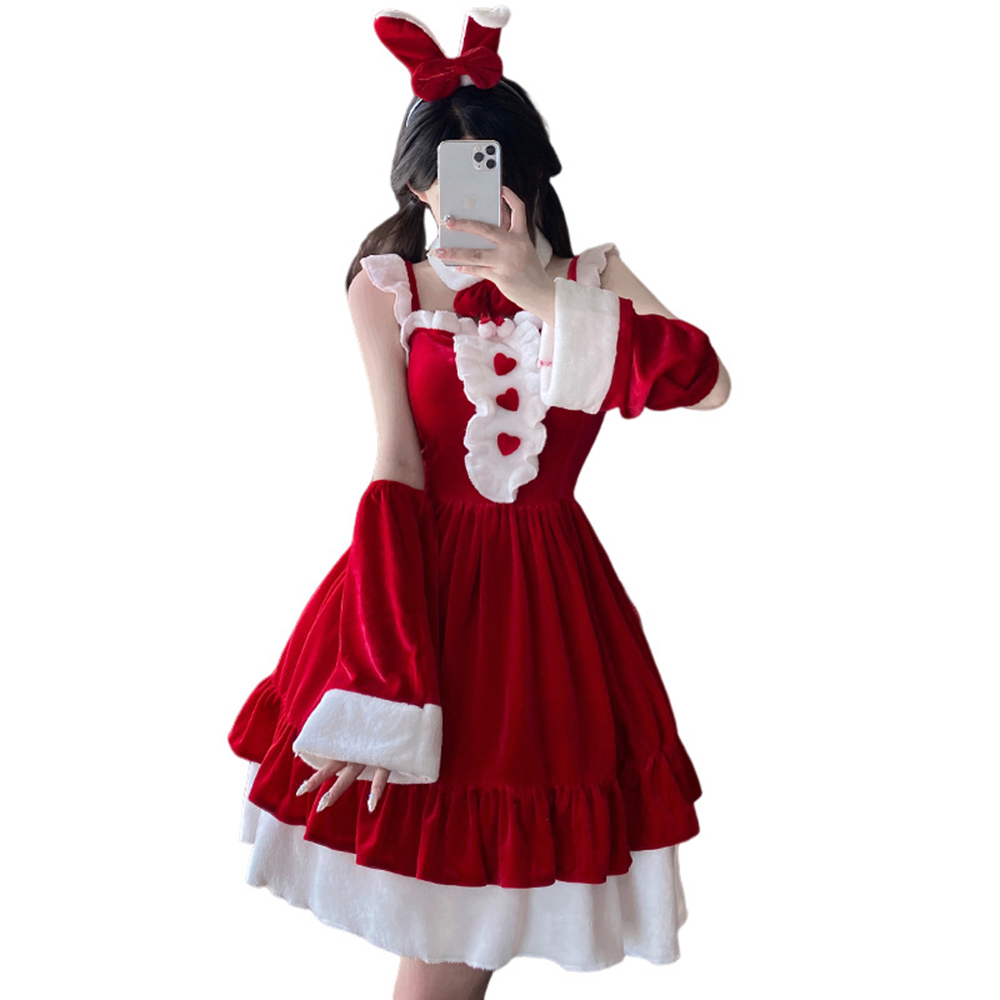 Christmas Vintage Dress Velvet - Party Games Bunny recension och pris