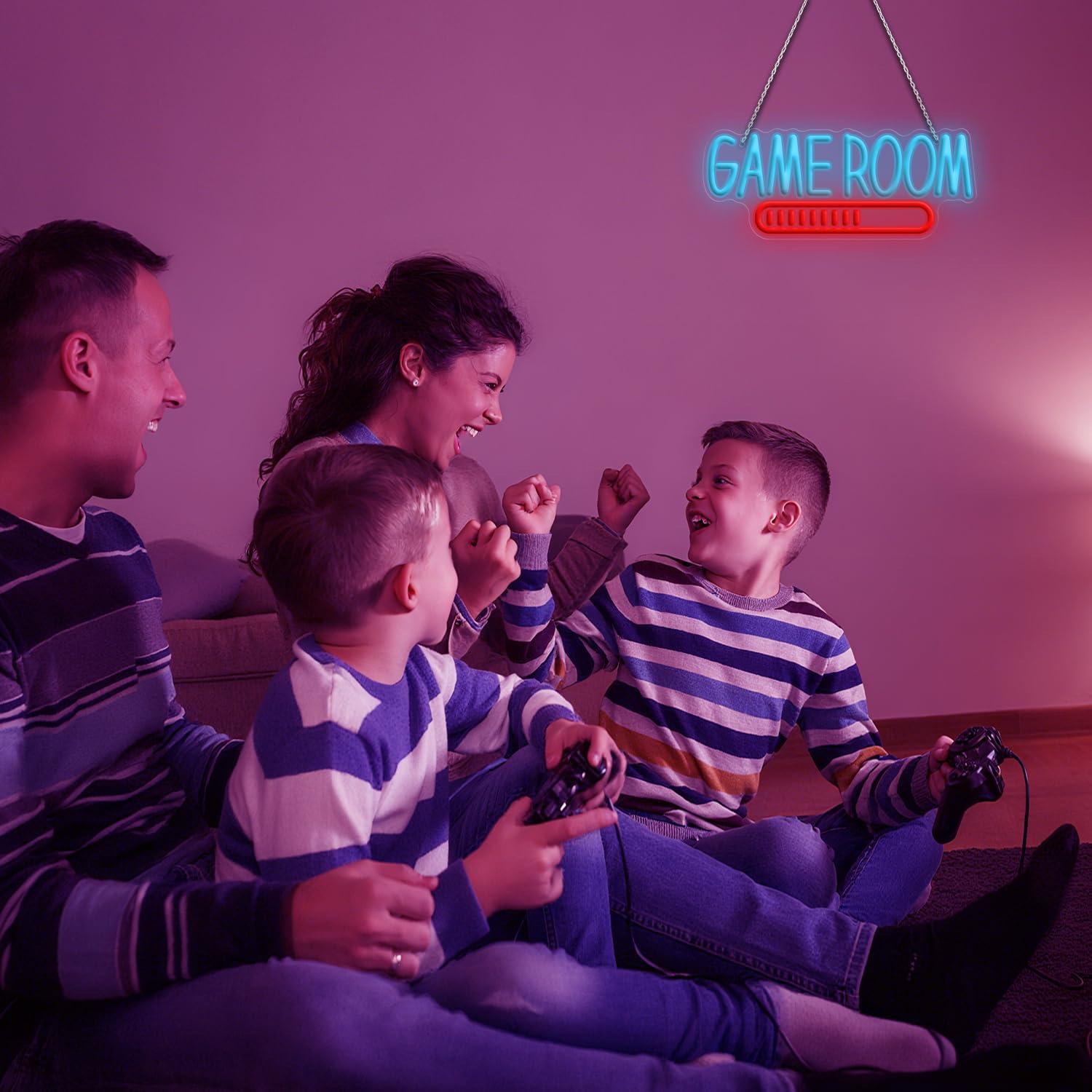 Game Room Neon Sign USB Powere - Party Games Kids recension och pris