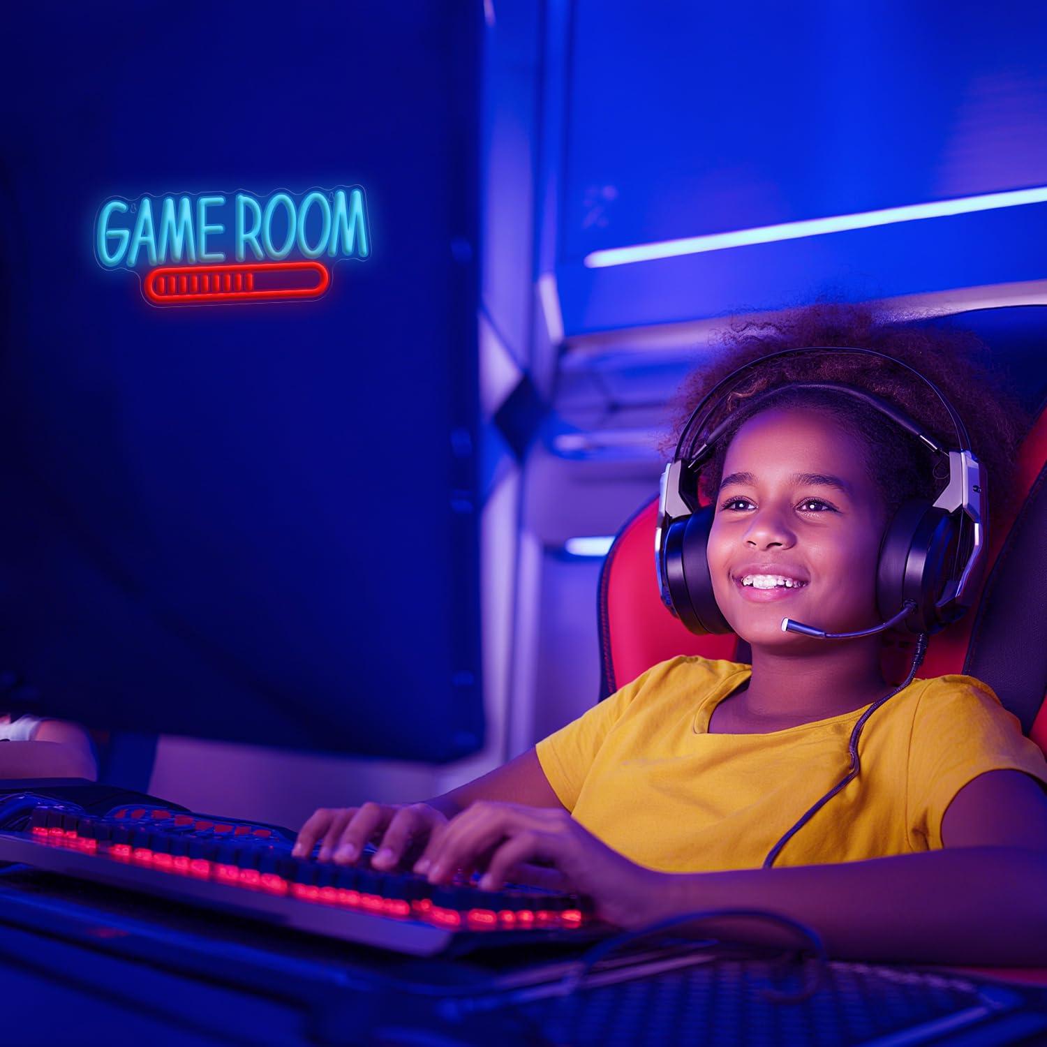 Game Room Neon Sign USB Powere - Party Games Kids recension och pris
