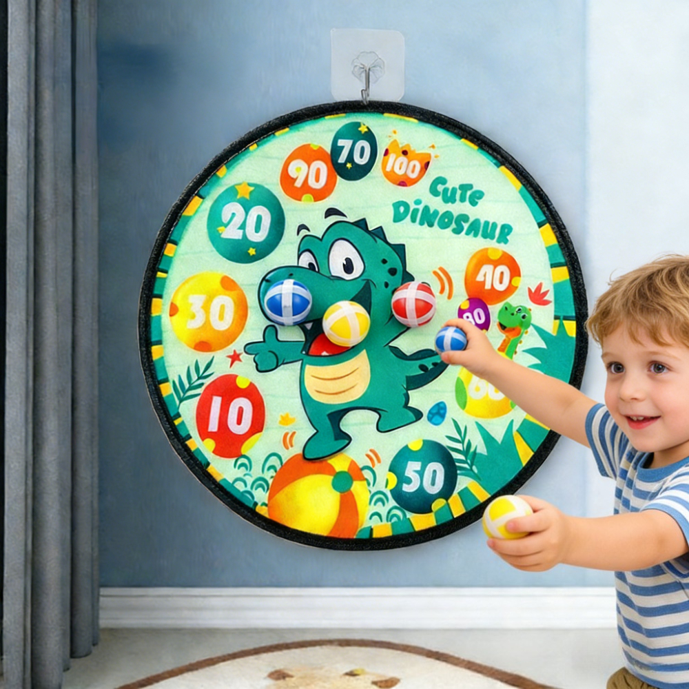 Large Kids Dart Board with Sti - Party Games For 5 Year Olds Indoors recension och pris