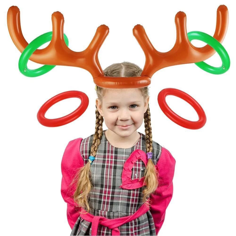 1bag Inflatable Reindeer Antle - Party Games Easter For Family recension och pris