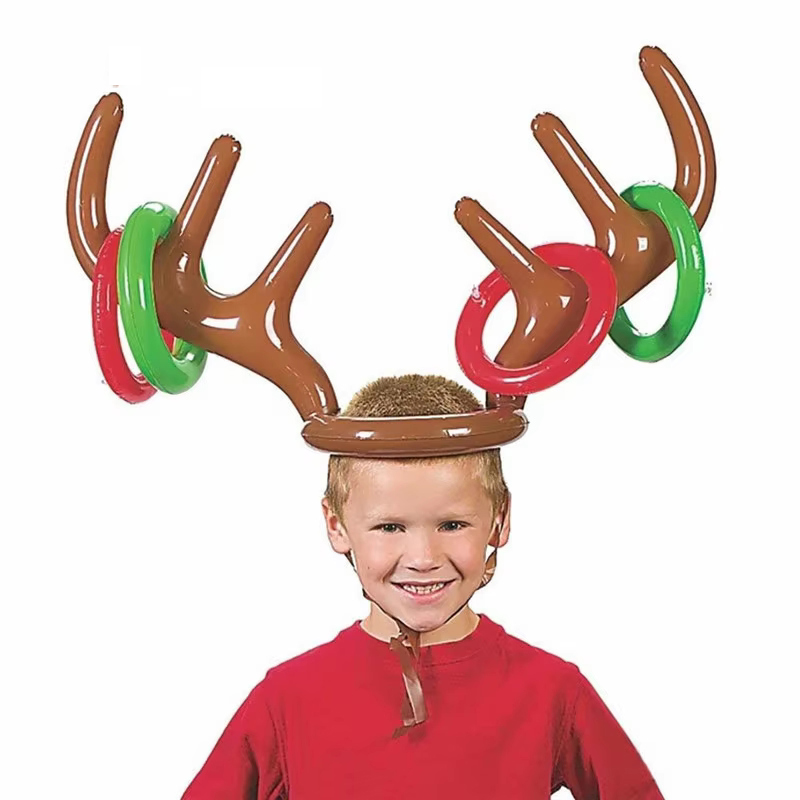 1bag Inflatable Reindeer Antle - Party Games Easter For Family recension och pris