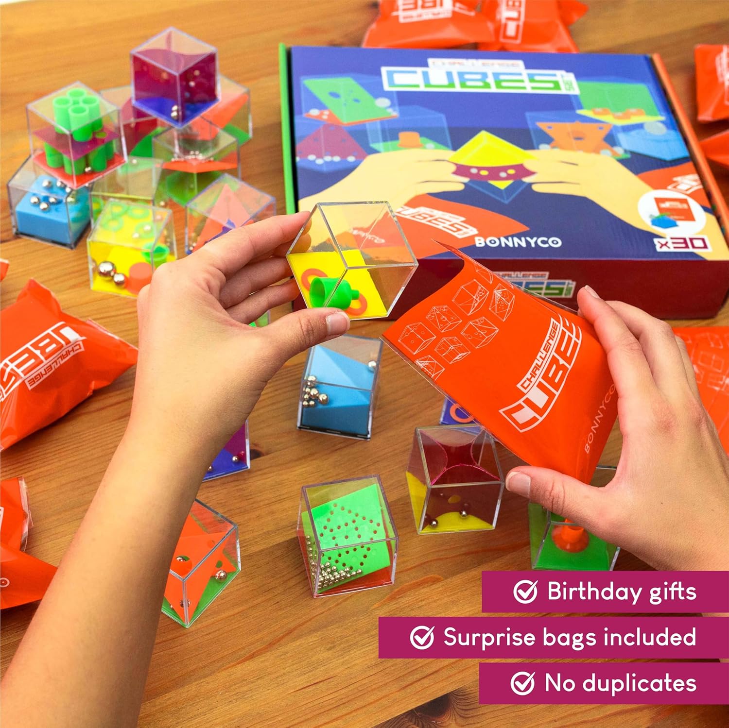 Brain Teaser Puzzles Cubes Pac - Party Games Kids recension och pris