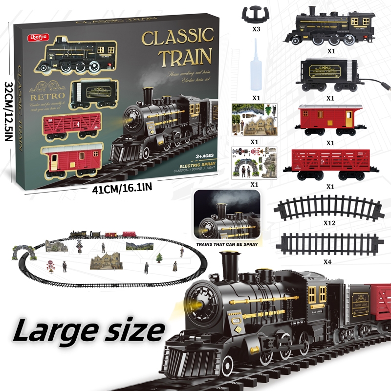 Kids Electric Steam Train Toy  - Party Games In Steam recension och pris