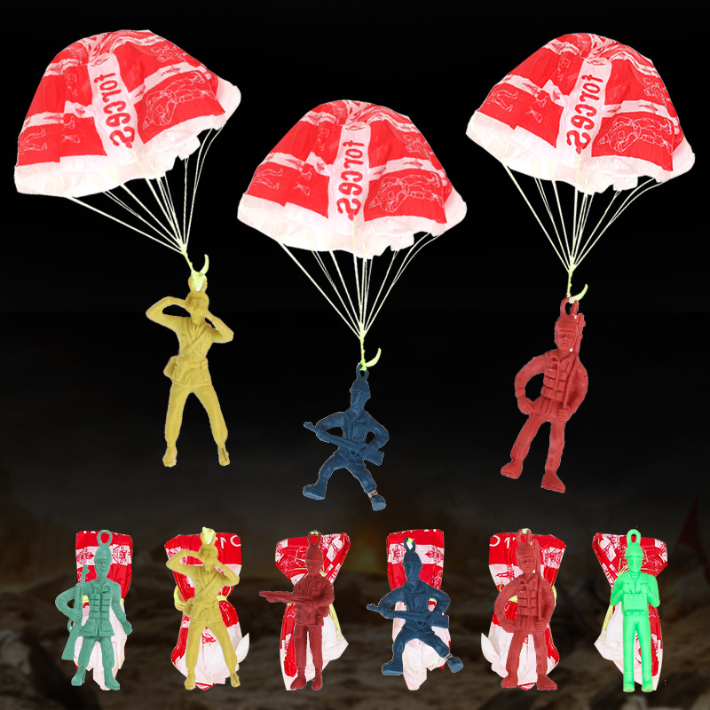 10pcs Plastic Ejecting Parachu - Party Games Kids Outdoor recension och pris