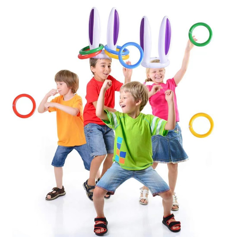 4Set Inflatable Easter Bunny E - Party Games Easter For Family recension och pris