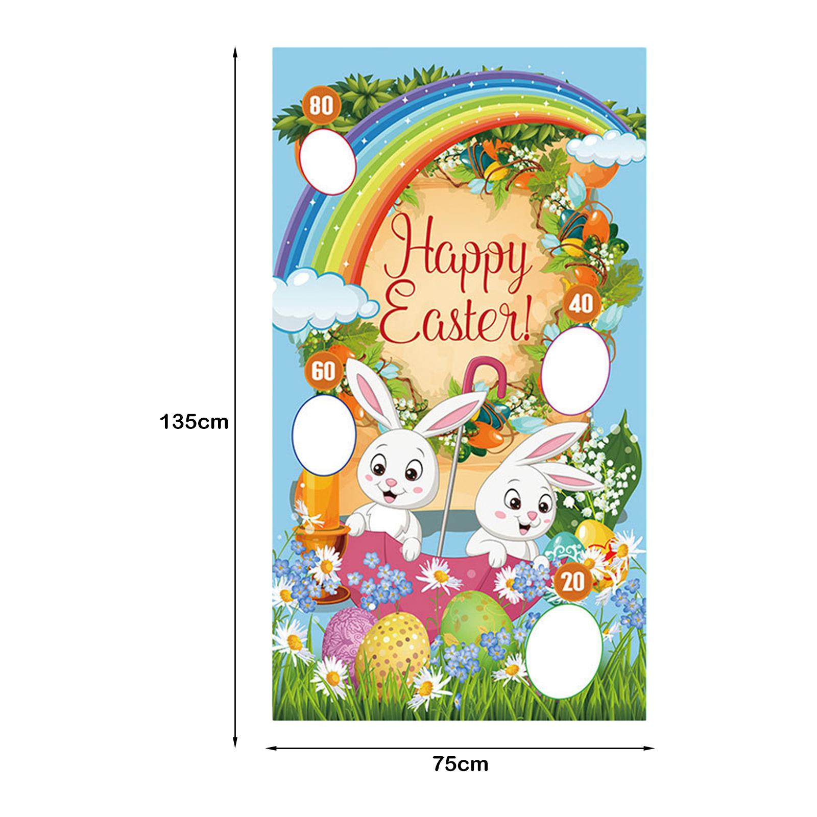 Toss Game Banner Party Decorat - Party Games Easter For Family recension och pris