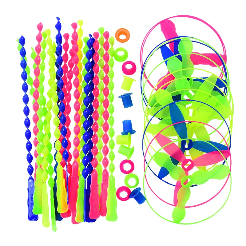 Kids Flying Spiral Top Toy, Pu - Party Games Kids Outdoor recension och pris