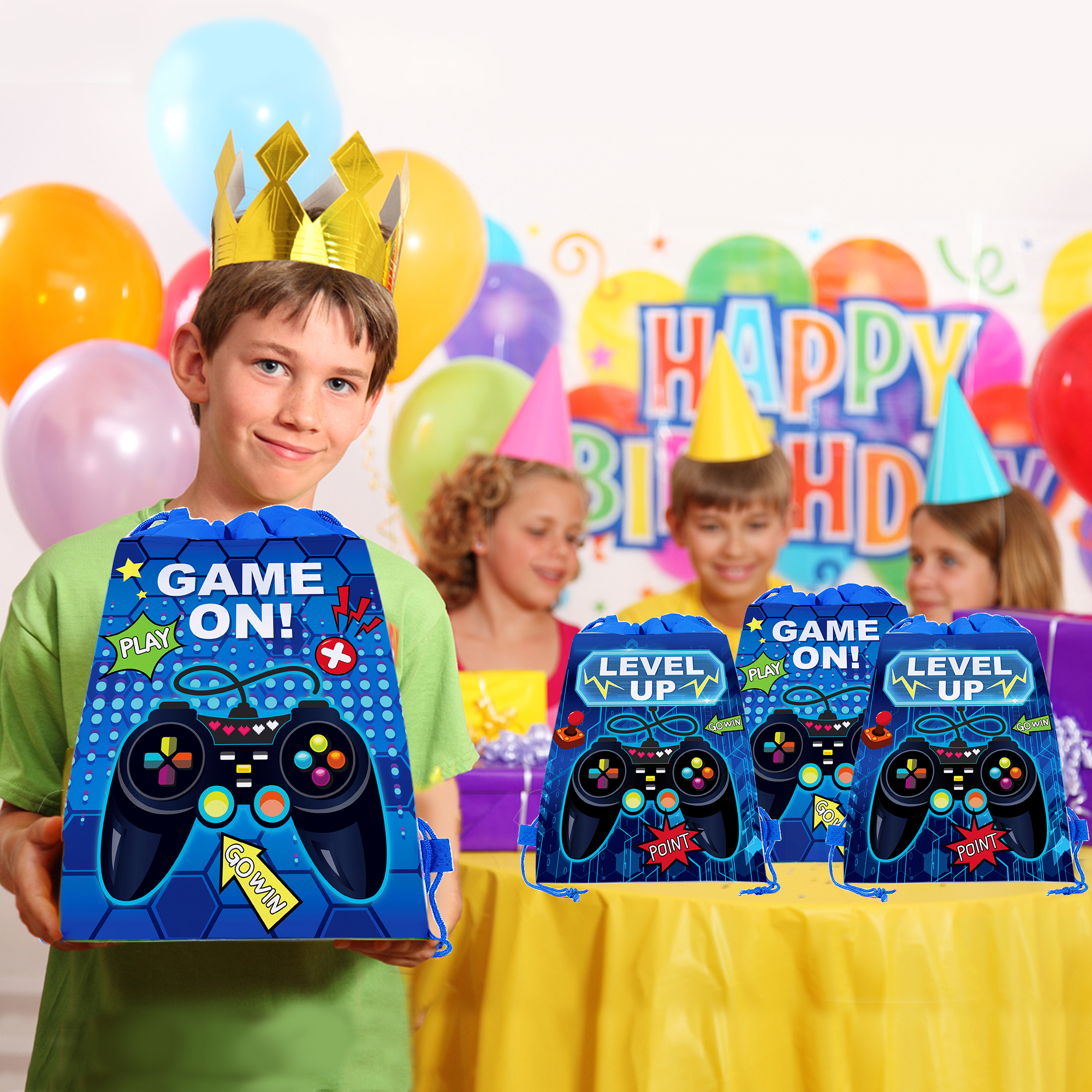 Cartoon Handle Game Birthday N - Party Games Easter recension och pris
