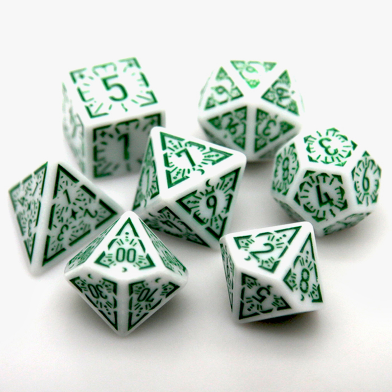 7PCS/set Multi-sided Dice New  - Party Games App recension och pris