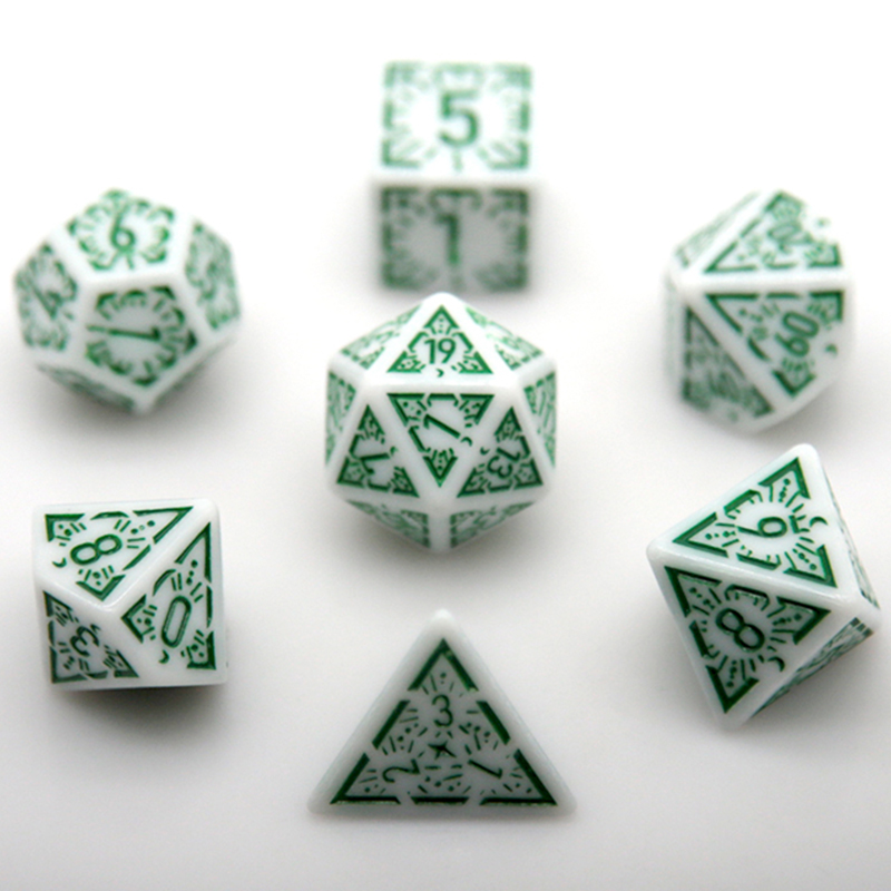7PCS/set Multi-sided Dice New  - Party Games App recension och pris