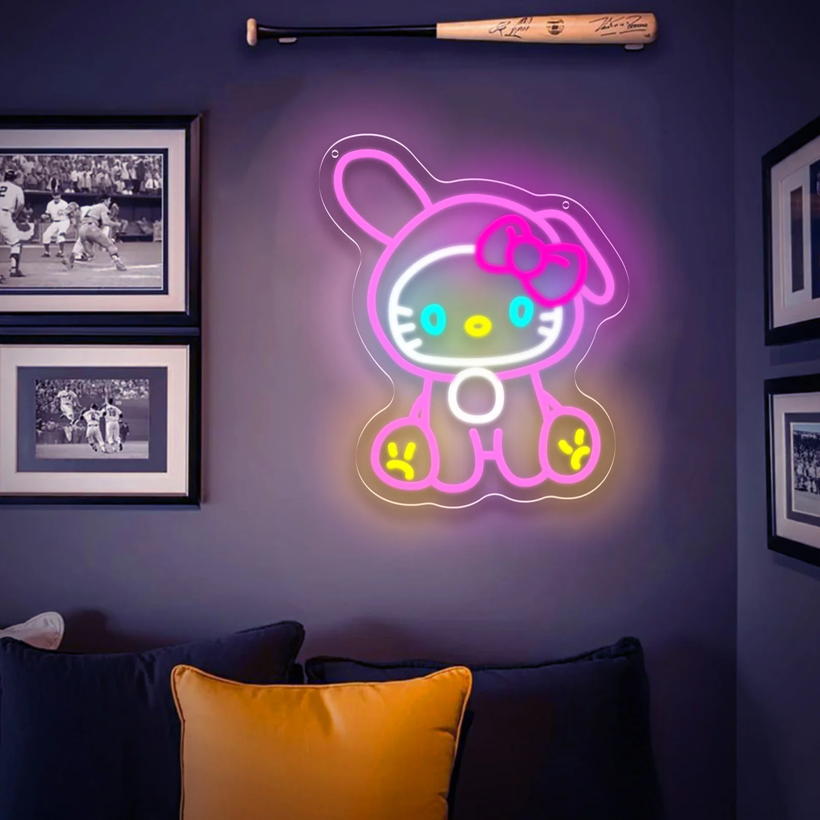 Hello Kitty Melody Neon Sign S - Party Games Girls Night recension och pris