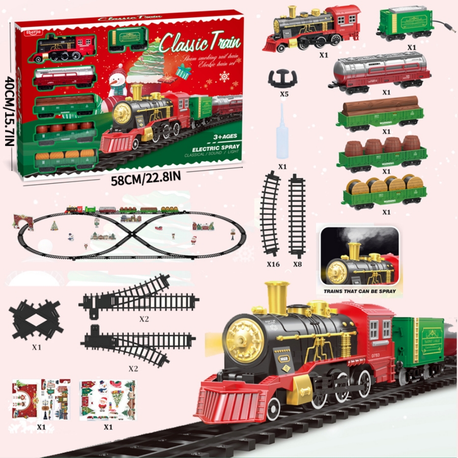 Kids Electric Steam Alloy Trai - Party Games In Steam recension och pris