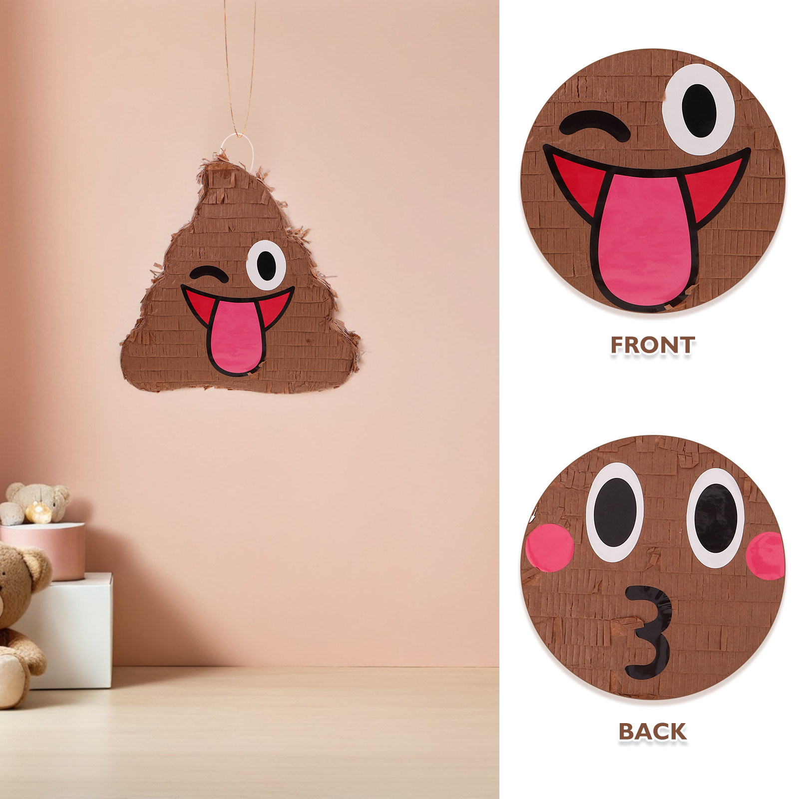 1Set Poop Themed Pinata Set fo - Party Games Indoor recension och pris