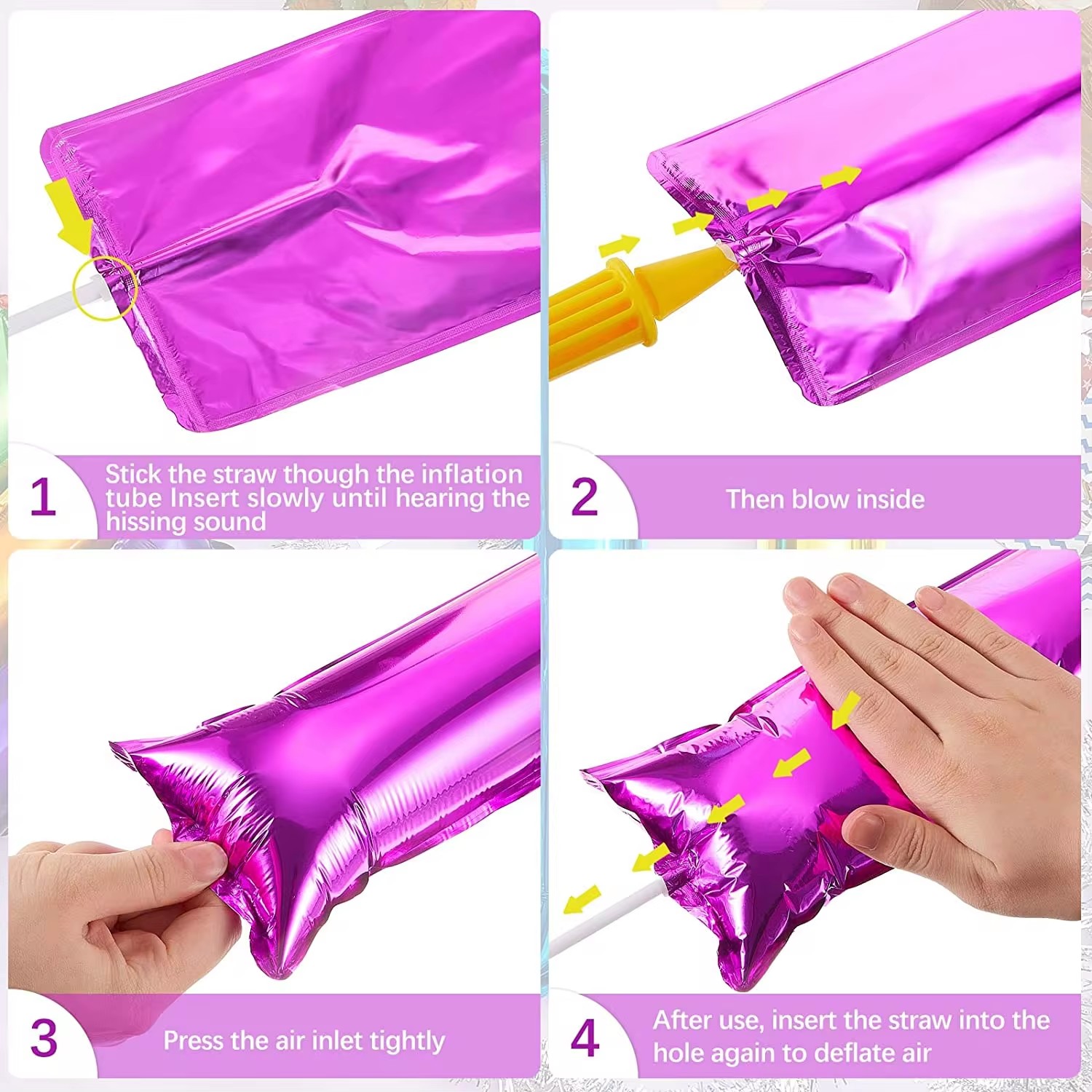 10/30pc Aluminum Film Inflatab - Party Games Easter recension och pris